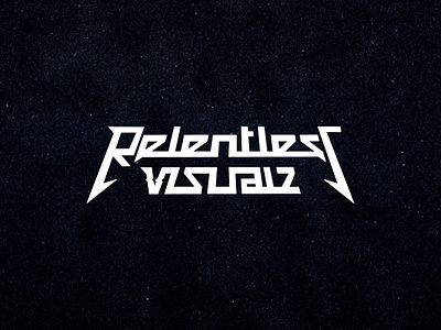 Relentless Vizuals apparel audio auto detailing calligraphy clothing lettering logo logotype music music label studio