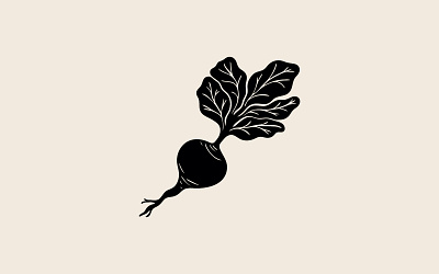 Radish Tattoo chef farm food garden icon illustration logo radish symbol tattoo vegetable