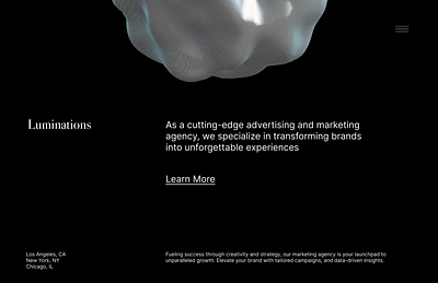 Website Concept w/ 3D 3d landing page ui ux website