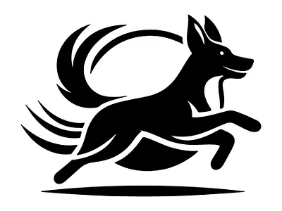 dog logo cat dog dog stricker