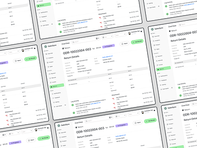 SalesSync - Dashboard Sales Marketing Detail Return clea dashboard dashboard marketing dashboard sales design detail return eccommerce marketing return sales ui uiux ux