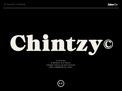 ZT Chintzy Typeface bold branding font free free font graphic design retro serif typography ui