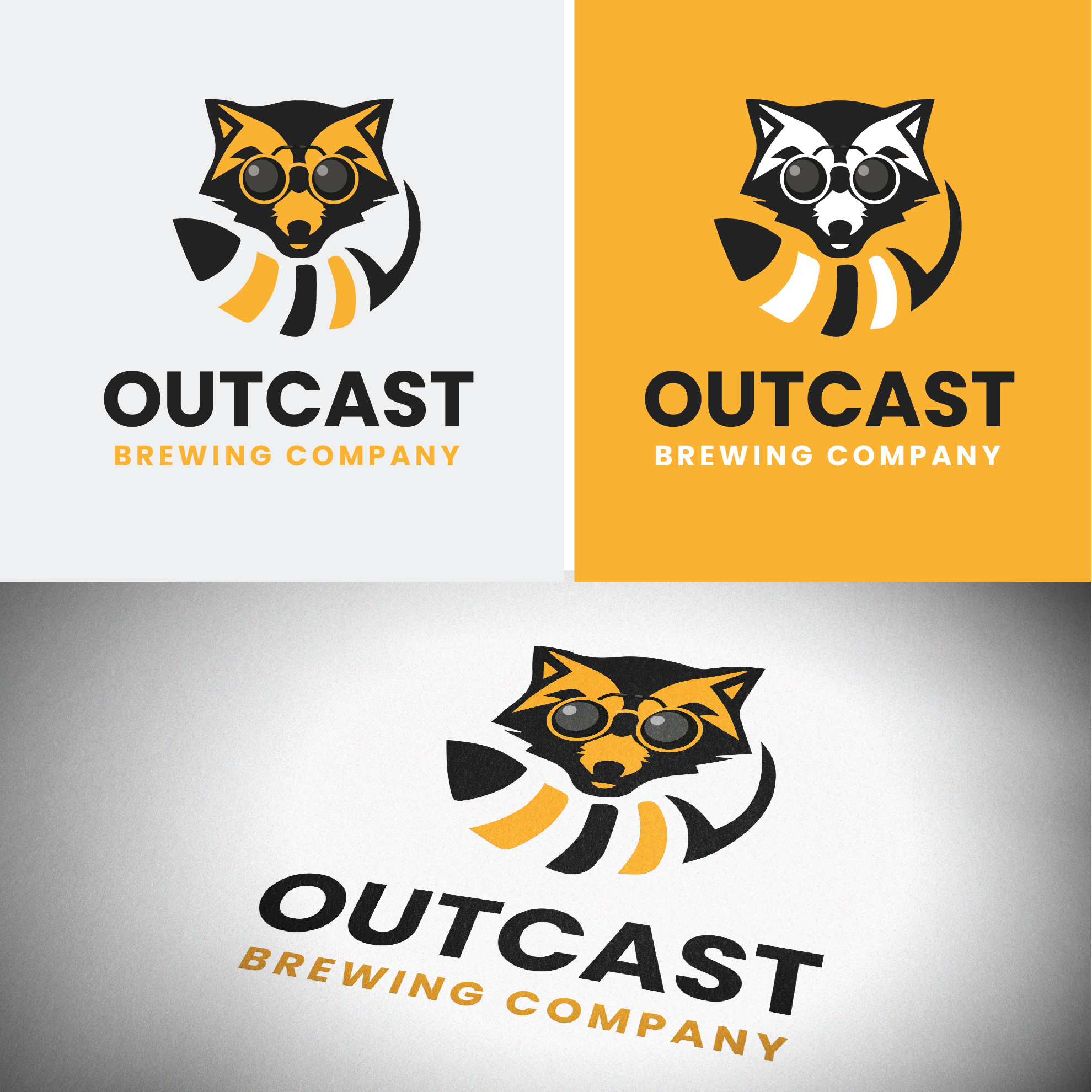 Raccoon Logo Designs 3d 3d logo adobe illustrator adobe illustrator cc adobe photoshop branding design graphic design illustation illustration logo logo design logos mascot logo printing printing design raccon raccoon logo vector logo