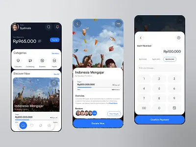 Crowdfunding Mobile App Concept app campaign charity clean community crowdfund crowdfunding crowdfunding app crowfund app design donate donation finace financial funds help mobile mobile app ui ux