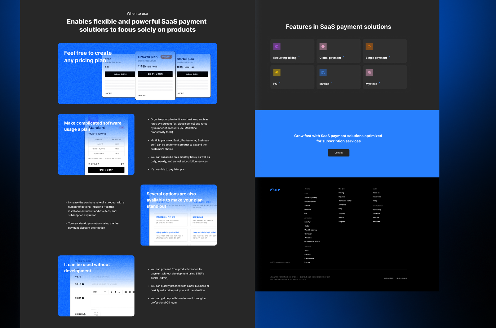 STEP Rebranding - detail page branding design detailpage framer graphic design illustration isometric landingpage page pay paymnet rebranding saas solution step steppay ui ux