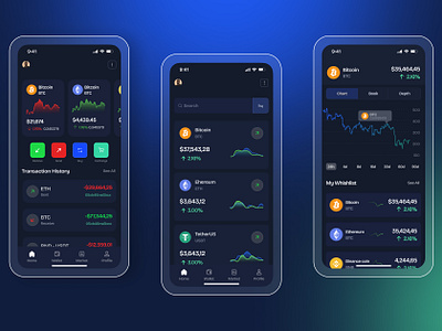 Crypto UI Design Interface crypto interface productdesign ui uidesign uxdesign