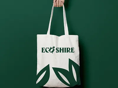 Ecoshire tote branding graphic design illustration logo