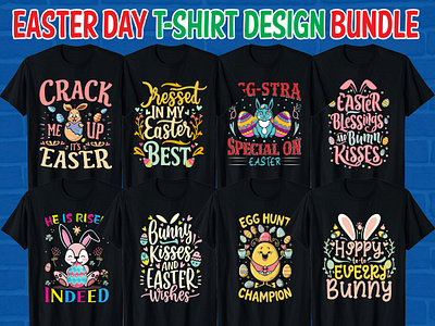 Easter Day T-Shirt Design Bundle design easter2024 easterbasket easterbrunch easterbunny eastereggs eastergreetings easterjoy eastermeal easterpets eastersunday graphic graphic design happyeaster illustration love springvibes t shirt taypography vector