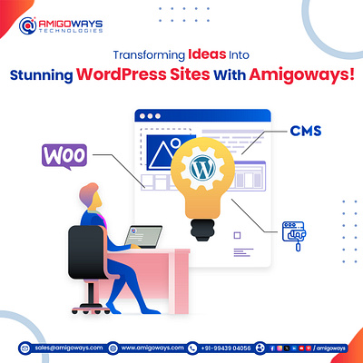 Transforming Ideas Into Stunning WordPress Sites With Amigoways! amigoways amigowaysappdevelopers amigowaysteam