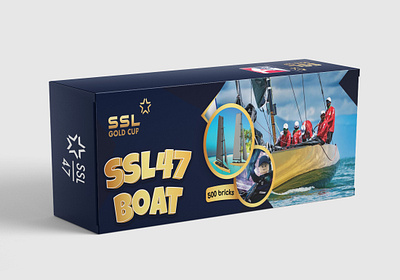 SSL47 BOAT Box Design amazon packaging box design branding design graphic design illustration packaging design product packaging