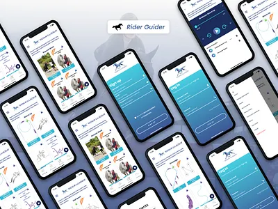 Rider Guider App app branding design graphic design ui ux