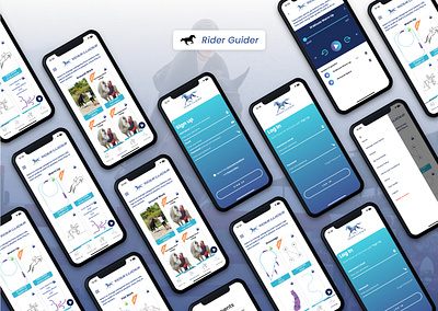 Rider Guider App app branding design graphic design ui ux