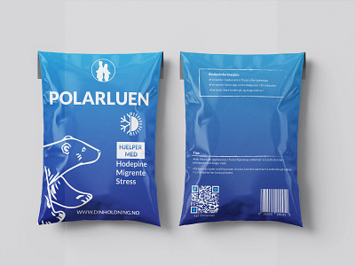 POLARLUEN Pouch Packaging Design amazon box amazon packaging branding design graphic design illustration packaging design