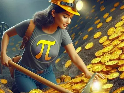 Pi miner 3d animation graphic design logo motion graphics ui