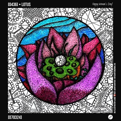 ”Lotus” design graphic design illustration арт картина картинка художник