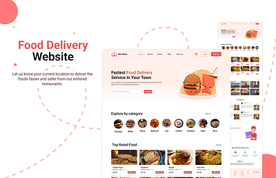 Food Delivery Website - Ui Design ui