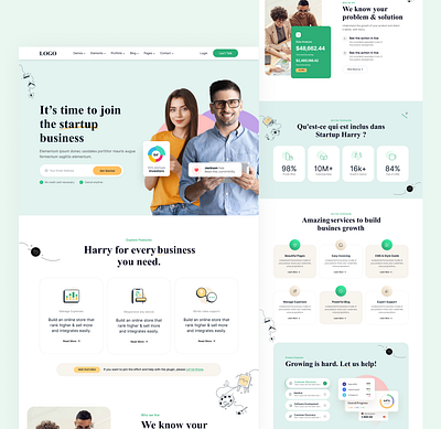 SAAS Startup Website figma landing page saas saas landing page saas web saas website startup ui ui design ui ux ux web web design webflow website website design website development websitedesign websites