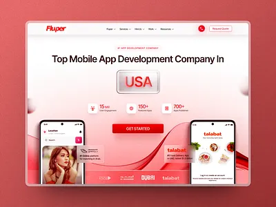 Fluper Website ui ux websitedesign