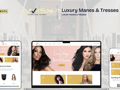 Luxury Manes & Tresses eCommerce Development Agency ecommerce