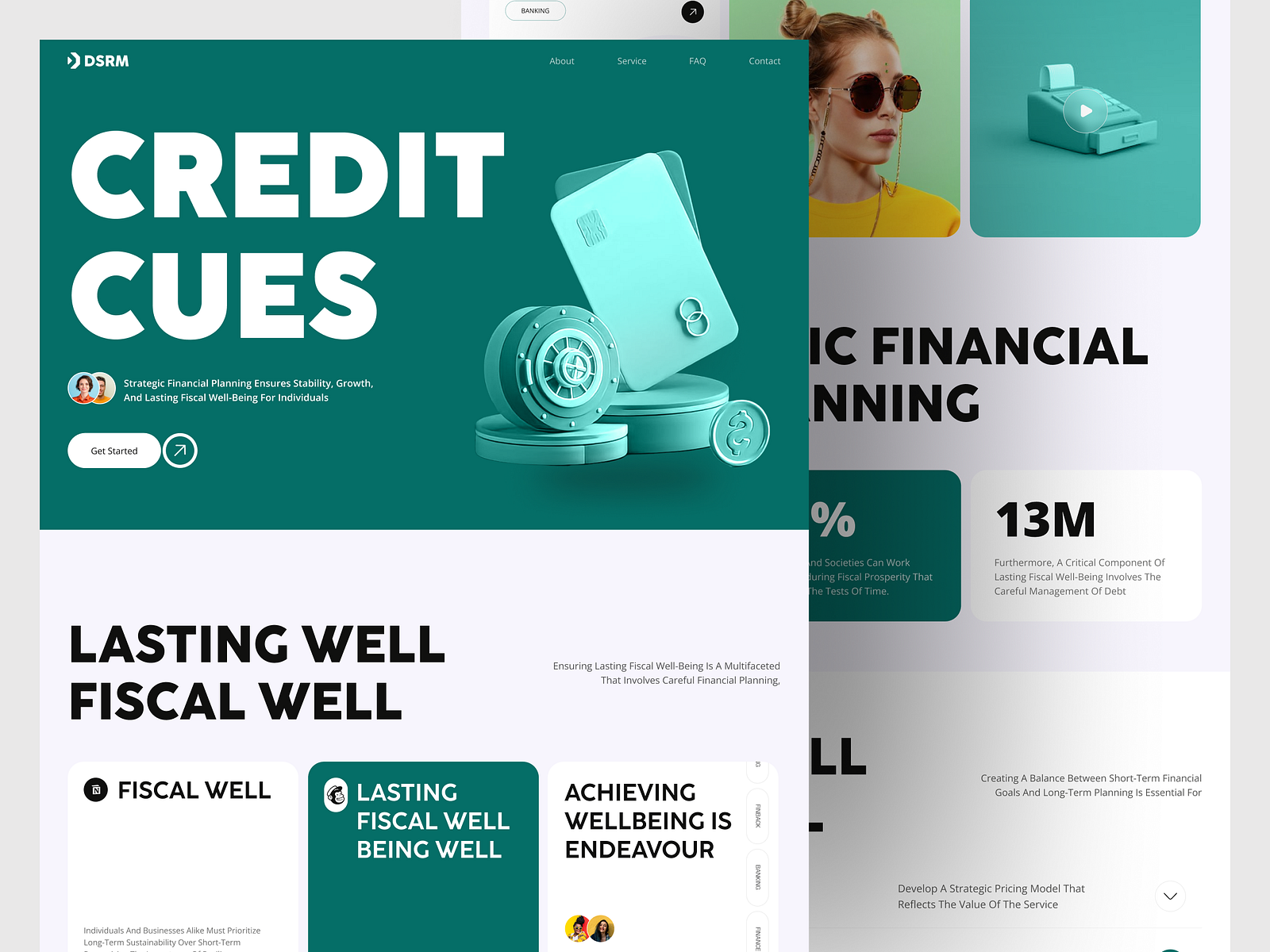 CREDIT CARD WEBSITE DESIGN by Sheikh Shihab on Dribbble