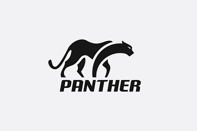 Panther branding citah logo minimal panther tiger