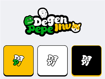 Degen Pepe Inu | Logo and token icon creation branding coin crypto crypto trade cryptocurrency degen design graphic design logo logo nft token wallet