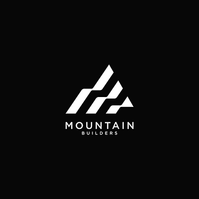 Mountain branding design estate graphic design logo minimal mountain real