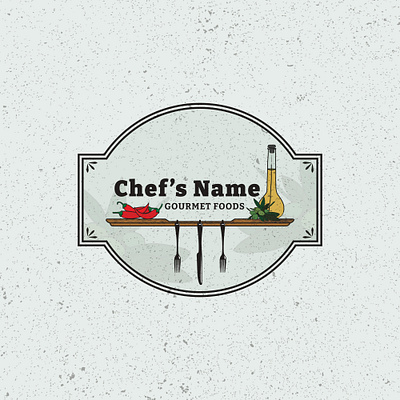 Chef branding chef food graphic design logo restaurant vintage