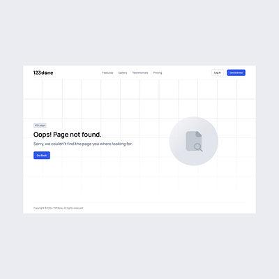 404 Page 404 clean design system figma minimalism page ui ui kit web design