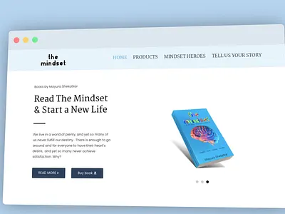 Book Author Website Design | Elementor + WordPress author website inspiration