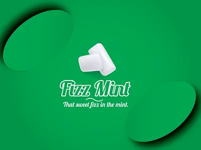 Fizz Mint Logo Concept branding design graphic design illustrator logo typography vector