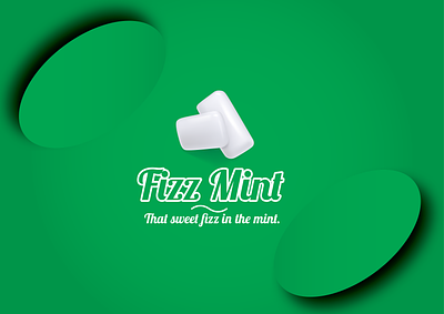 Fizz Mint Logo Concept branding design graphic design illustrator logo typography vector