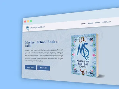 Author Website Design | Elementor | WordPress author website inspiration