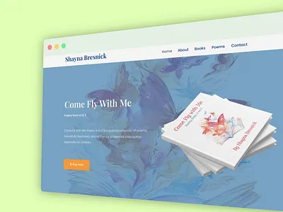 Children's Author Website | Elementor + WordPress author website inspiration