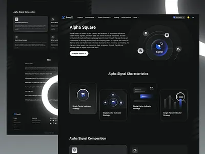 Landing page / home / crypto blockchain btc crypto eth home illustration landingpage ui web web3