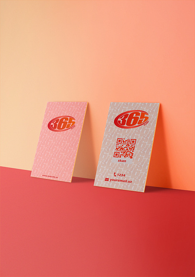 365kun busines card 3d branding graphic design ui