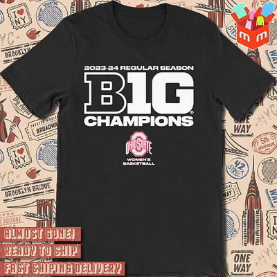 2023-24 Regular Season Big 10 Champions Ohio State Women’s Baske