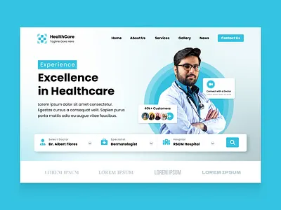 Landing page banner website medical hospital health hospital hospital landing page hospital website landing page medical medical design medical healthcare medical website ui design web design web hospital web page design website hospital