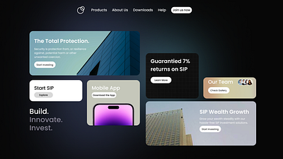 UI LandingPage Design - Fintech fintech landingpage ui webdesign