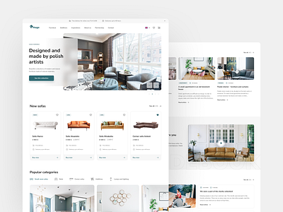Furniture lookbook animation branding furniture graphic design minimalistic design ui user interface web design