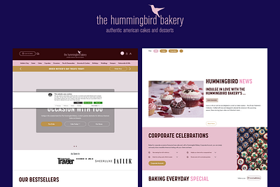 Landing page - bakery graphic design logo