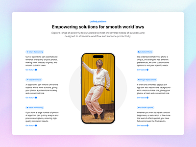 Features section for SaaS – Hedonism UI design features hedonism hedonism ui ui ui kit ux web
