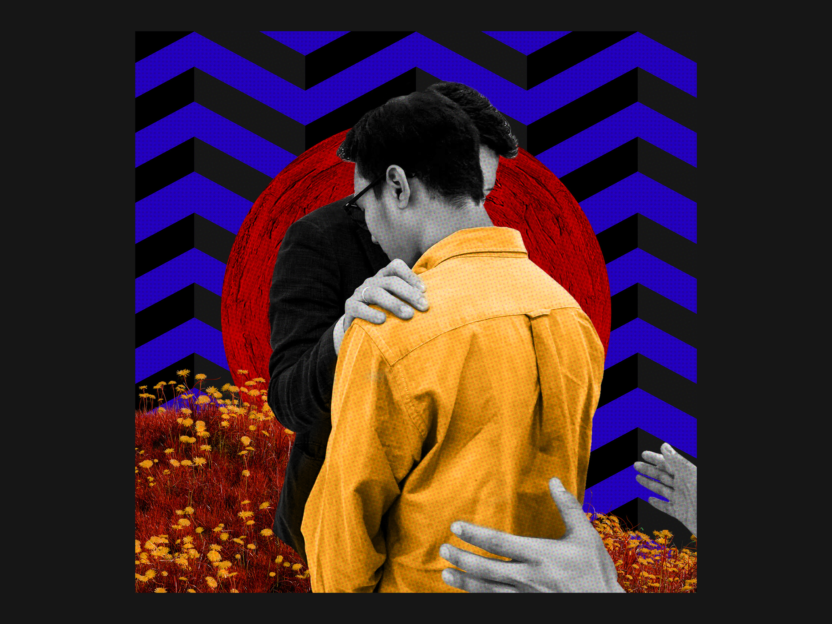 Prière artwork collage collageart design editorial graphic design myanmar prayer