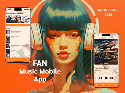 Music App Design app app design design mobile mobile app ui ux web design website веб дтзаин сайтов