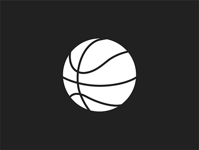 Basketball - Ball B&W art ball basket basketball black design game hobby human illustration man match player sport white