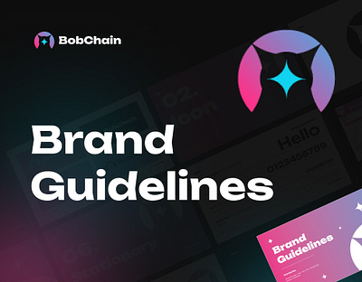Bob chain Brand Guidelines, Brand Book, Brand style Guidelines brand book brand guidelines brand style guidelines