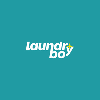 laundryboy logo branding clean design graphic design illustration laundry logo typography vector