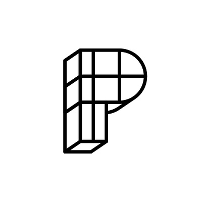 Letter P Logo branding identity letter p logo mark
