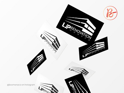 Logo Design - Renovation Company black white branding business card card construction design graphic design illustration logo renovation vector web work