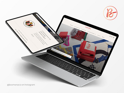 Web Project - Monaco based Company branding design ecommerce graphic design illustration logo monaco online shop shopify ui user interface vector web